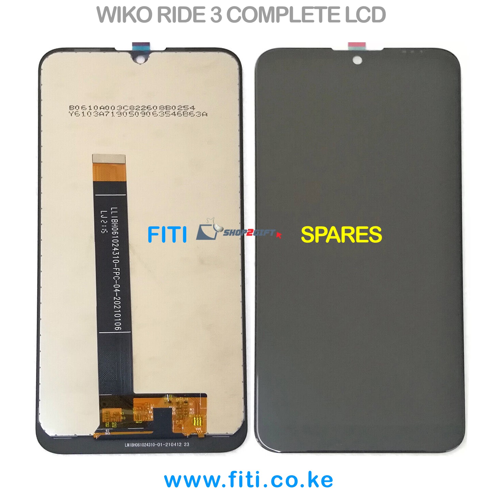 WIKO RIDE 3 COMPLETE LCD